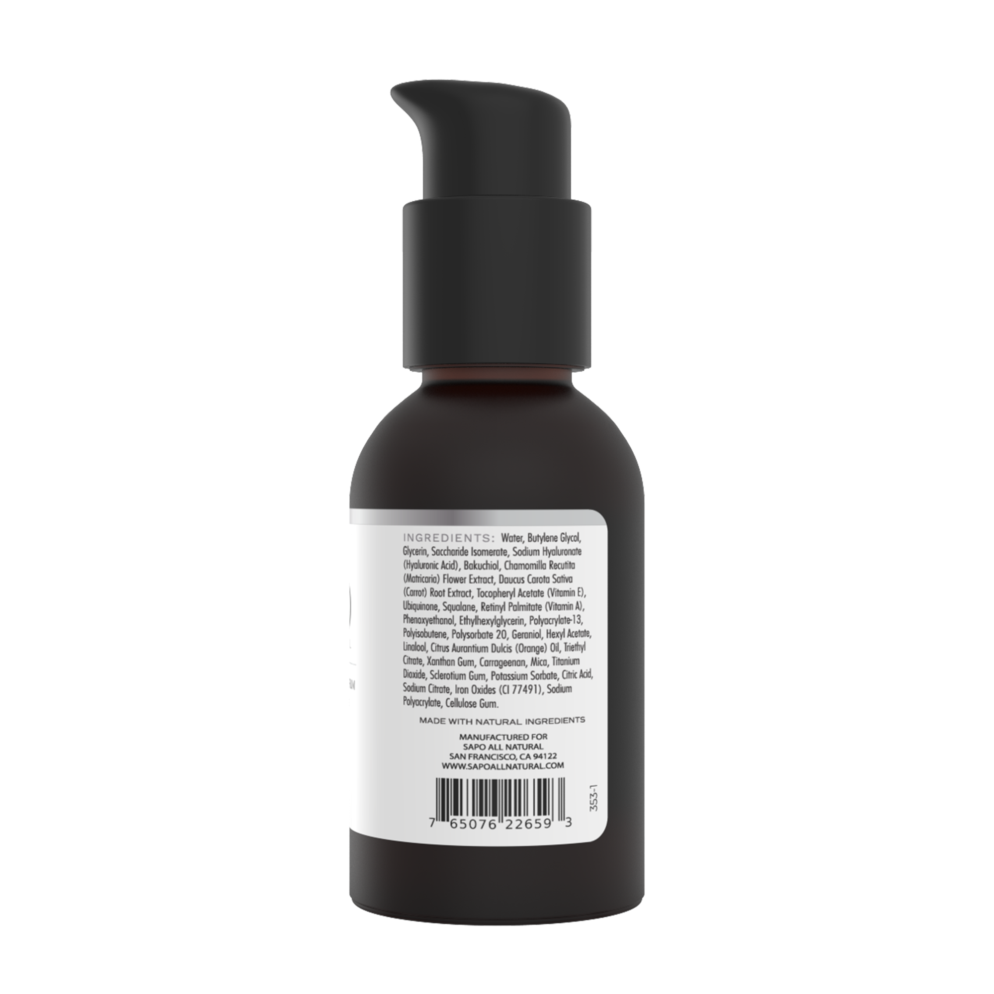 Sérum Facial Sapo com Bakuchiol + Ácido Hialurónico + Retinil Palmitato